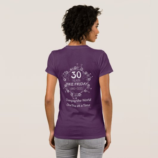 女子30周年記念Tシャツ Tシャツ (裏面フル)