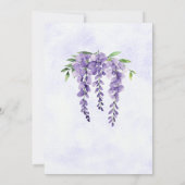 女子50歳バースデーパーティーフローラクラシックエレガント 招待状 (裏面)