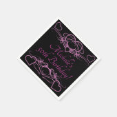 女子50誕生日 スタンダードカクテルナプキン (角)