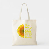 女子6月女子1957ひまわり65誕生日Gif トートバッグ (裏面)