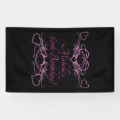 女子60誕生日 横断幕 (横)