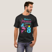 女子8誕生日この人魚は8歳Cos Tシャツ (正面フル)