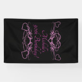 女子90誕生日 横断幕 (横)