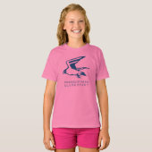 女子《鳥》ハヤブサTシャツ Tシャツ (正面フル)