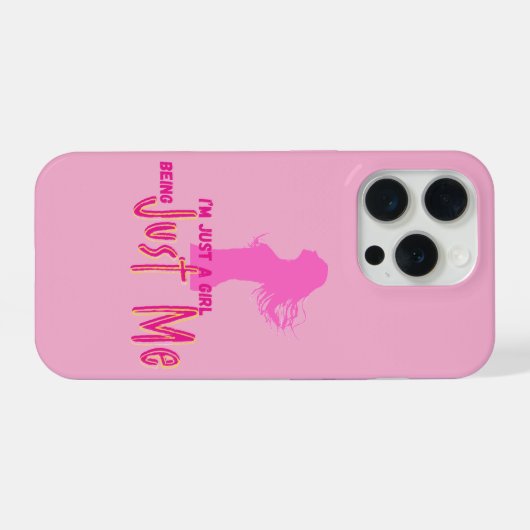女子 iPhoneケース (裏面横)