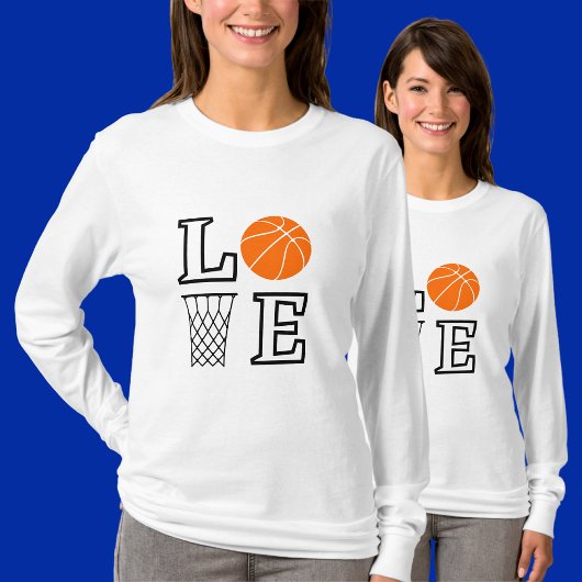 女子LOVEバスケットボール,バスケットボール選手ギフト Tシャツ