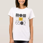 女子MOS 6502 Tシャツ (正面)