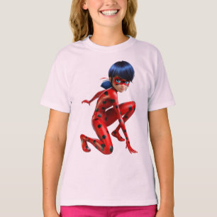 女子Tシャツのレディブグ Tシャツ