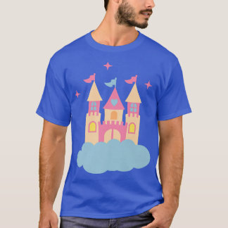 女子Tシャツの妖精の城 Tシャツ