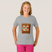 女子Tシャツチョコレートケベック Tシャツ (正面フル)