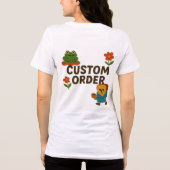 女子Tシャツ トライブレンドTシャツ (裏面)