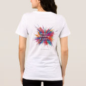 女子Tシャツ トライブレンドTシャツ (裏面)