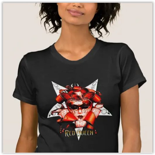 女子Tシャツ | Red Queen |オカルトファッション Tシャツ