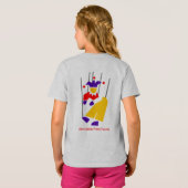 女子Tシャツ Tシャツ (裏面フル)