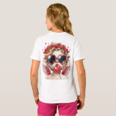 女子Tシャツ Tシャツ (裏面フル)
