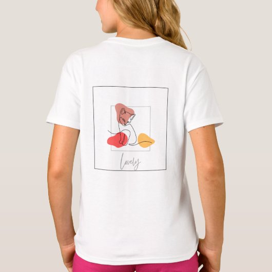 女子Tシャツ Tシャツ (裏面)