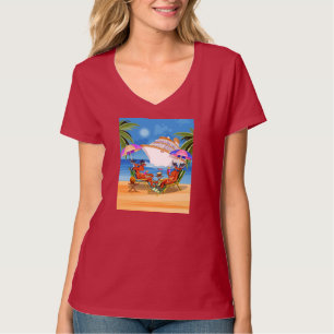 女子VネックTシャツ Tシャツ