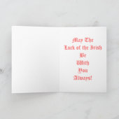 女学生の挨拶 カード (内部)