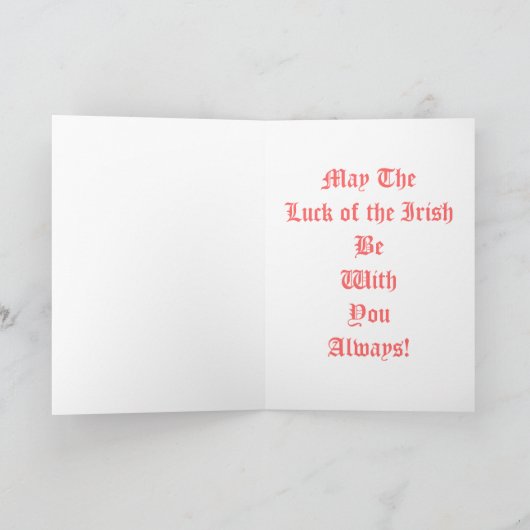 女学生の挨拶 カード (内部)