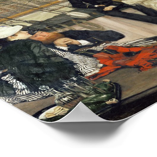 女官を楽しませる船長と一等航海士 ポスター (角)