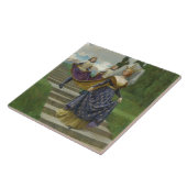 女官（中世貴族） タイル (側面)