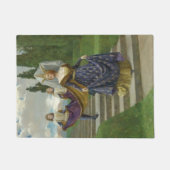 女官（中世貴族） ドアマット (正面)