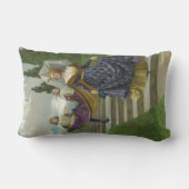 女官（中世貴族） ランバークッション (裏面)