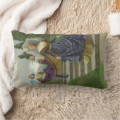 女官（中世貴族） ランバークッション (ブランケット)