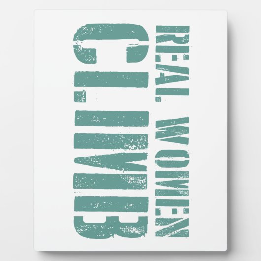 女実在が登る フォトプラーク (正面)