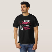 女実在が飼っている飼い犬のヴィンテージおもしろい Tシャツ (正面フル)