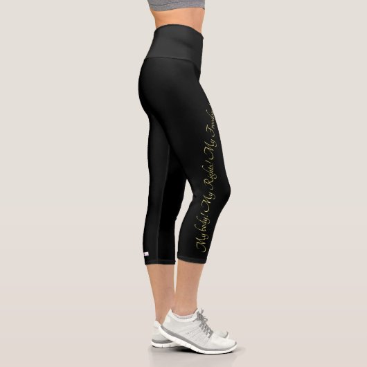 女実在の権利が高く腰の高いカプリス カプリレギンス (右)