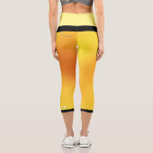 女実在の権利が高く腰の高いカプリス カプリレギンス (裏面)