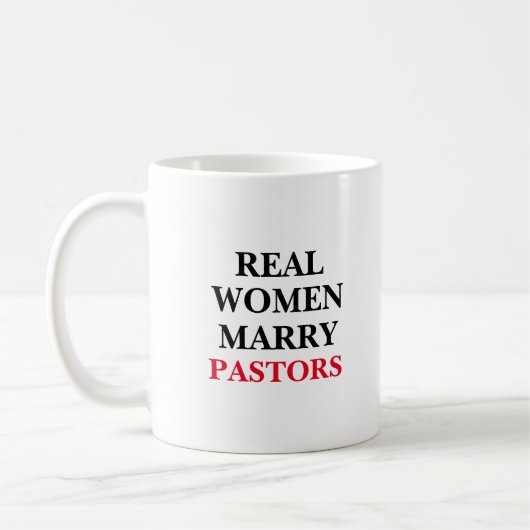 女実在は牧師と結婚 コーヒーマグカップ (左)