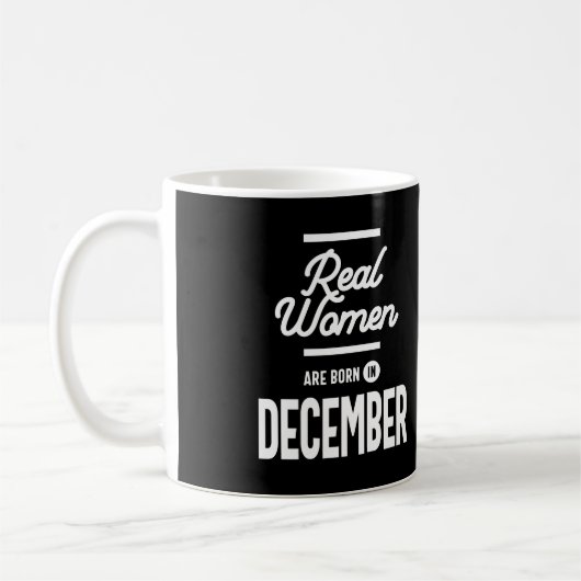 女実在人が12生まれ月の女性の誕生日Gi コーヒーマグカップ (左)