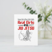 女実在子堂柔術BJJ柔術 ポストカード (スタンド正面)
