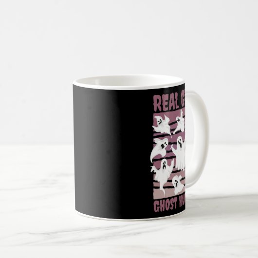女実在子行く幽霊狩りかわいい幽霊ハロウィーンS コーヒーマグカップ (正面右)