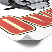 女実在性が道具を所有する ポスター (角)