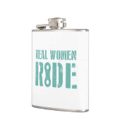 女実在性に乗る フラスク (左)