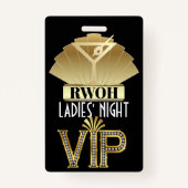 女実在性の…ラニヤードバッジ バッジ (正面)