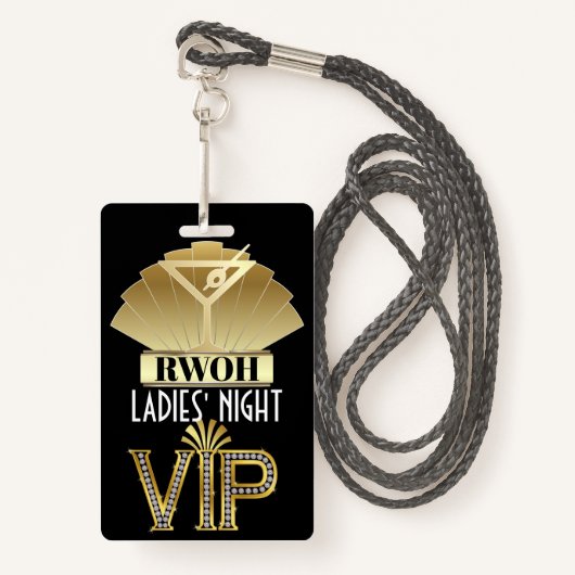 女実在性の…ラニヤードバッジ バッジ (正面ランヤード)