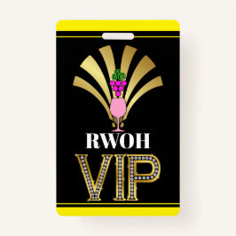 女実在性の…ラニヤードバッジ バッジ