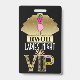 女実在性の…ラニヤードバッジ バッジ