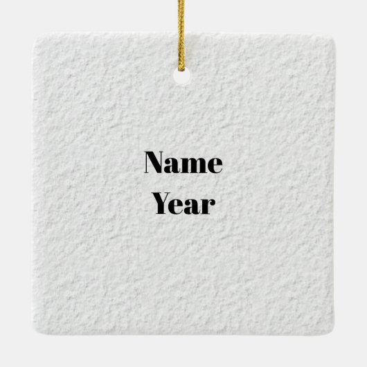 女家画家3缶絵を描オーナメント セラミックオーナメント (裏面)