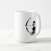 女射手 コーヒーマグカップ (正面右)