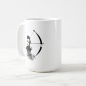 女射手 コーヒーマグカップ (正面左)