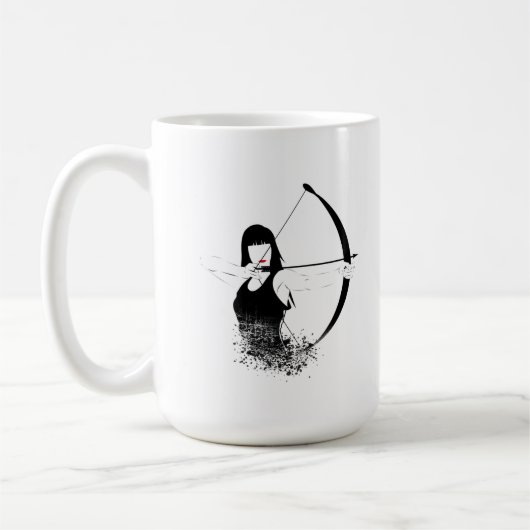 女射手 コーヒーマグカップ (左)