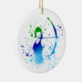 女射手 セラミックオーナメント (右)