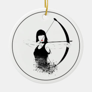 女射手 セラミックオーナメント