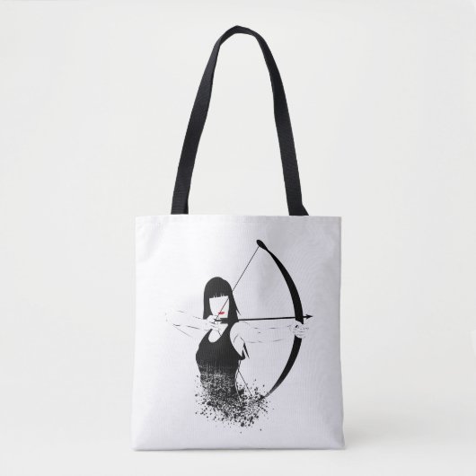 女射手 トートバッグ (正面)