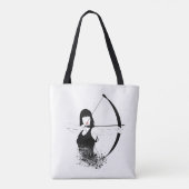 女射手 トートバッグ (裏面)
